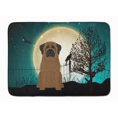 Carolines Treasures Halloween Scary Bullmastiff Machine Washable Memory Foam Mat BB2274RUG